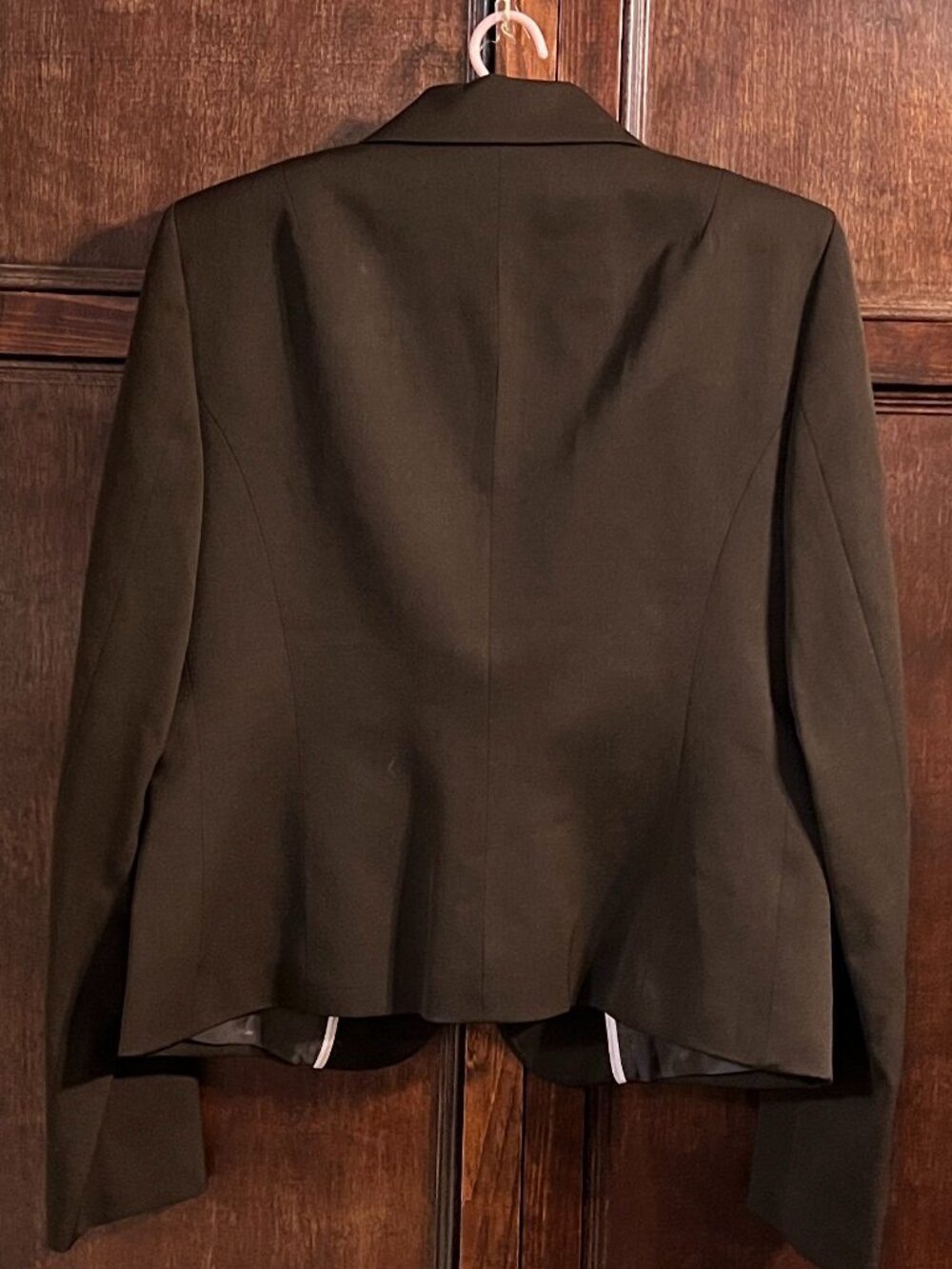 VTG J CREW WOOL CREPE BLAZER COCOA BROWN SIZE 8/10 WITH TAGS - Picture 2 of 11